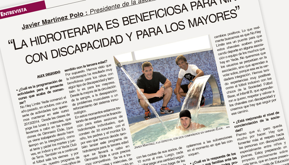 Entrevista a Javier Martínez Polo – La hidroterapia
