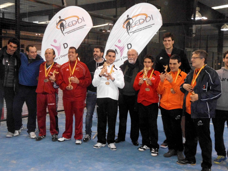 Campeones de España pádel en Madrid 2015